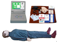 高分辨率彩色触摸屏心肺复苏模拟人 （无线版+对光反射眼球+交直流两用）